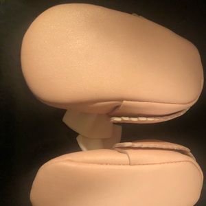 Infant girls pink moccasins